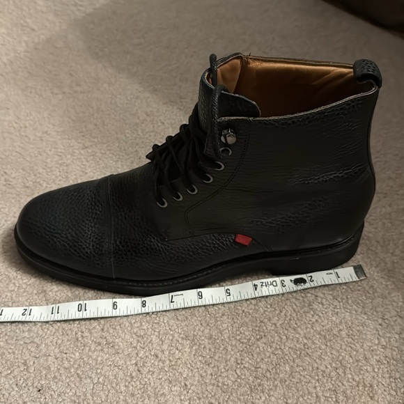Marc Joseph NWOT New York Men’s Luxury Lace Up Lug Boot Ankle in black, size 12 - Picture 11 of 11